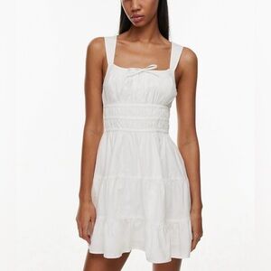 Like New Aritzia Sunday Best Martine Poplin Mini Dress in White Women’s Large